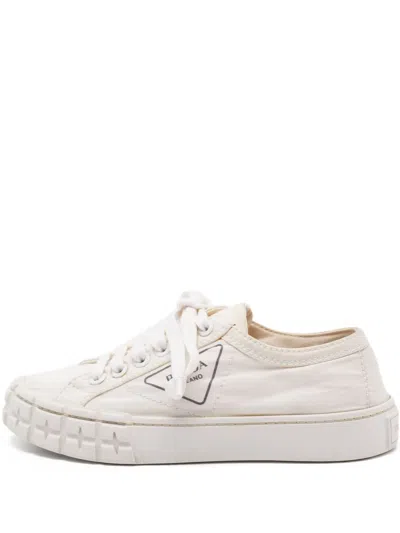Pre-owned Prada Lace-up Sneakers