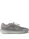 Prada Lace-up Sneakers In Gray
