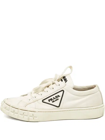 Pre-owned Prada Lace-up Sneakers