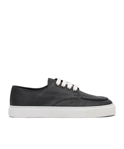 Prada Lace-up Sneakers In Black