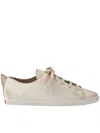 Prada Lace-up Distressed Low-top Sneakers In Neutral