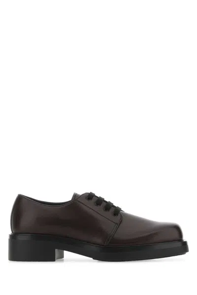 Prada Lace-ups In Purple