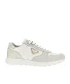 Prada Re-nylon And Suede Prax 2.0 Low-top Sneakers In White