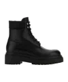 Prada Lacing Short Boots In Black