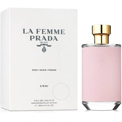 Prada Ladies La Femme L'eau Edt Spray 3.4 oz (tester) Fragrances 8435137765188 In N/a