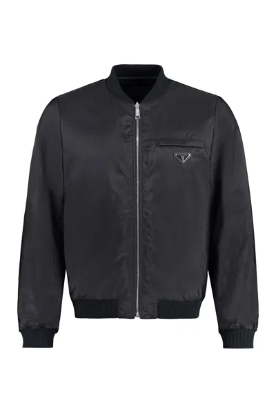 Prada Lambskin Bomber Jacket