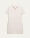 Prada Wool Mini Dress In F0009 Bianco