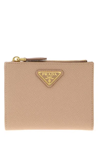 Prada Lampo Wallet In Pink