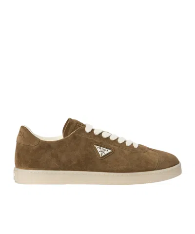 PRADA LANE LOGO LOW-CUT SKATE SHOES