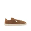 Prada Cotton Sigaro Sneakers In Brown