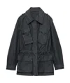 Prada Safarijacke Aus Old Baumwolle In Leaden