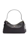 Prada Large Triangle-logo Shoulder Bag In F0002 Nero