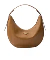 Prada Arque Caramel Large Leather Shoulder Bag Women In Brown