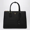 Prada Large Galleria Saffiano Leather Top Handle Bag In Black