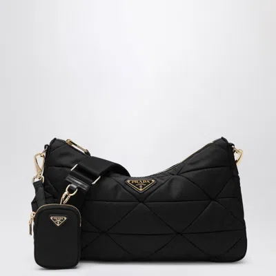 Prada Large Black Padded Re-nylon Bag Women