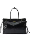 Prada Large Bonnie Tote Bag In Black