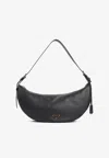 Prada Large Demi-lune Leather Shoulder Bag