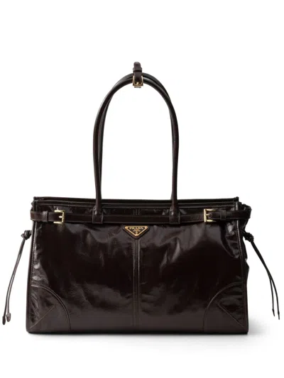 PRADA LARGE BONNIE TOTE BAG