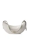 Prada Crescent Soft Grain Leather Shoulder Bag