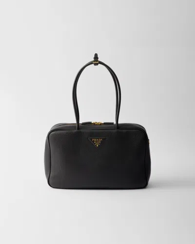 PRADA GROSSE HENKELTASCHE AUS LEDER