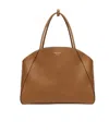 Prada Women's Caramel Leather Shopping Bag In Brown