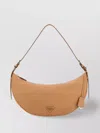 Prada Large Peach Leather Shoulder Bag