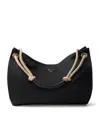 Prada Large Re-nylon Mariner Shoulder Bag In Black