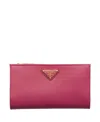 Prada Large Saffiano Leather Wallet