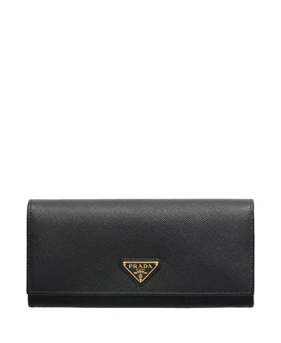 Prada Large Saffiano Leather Wallet