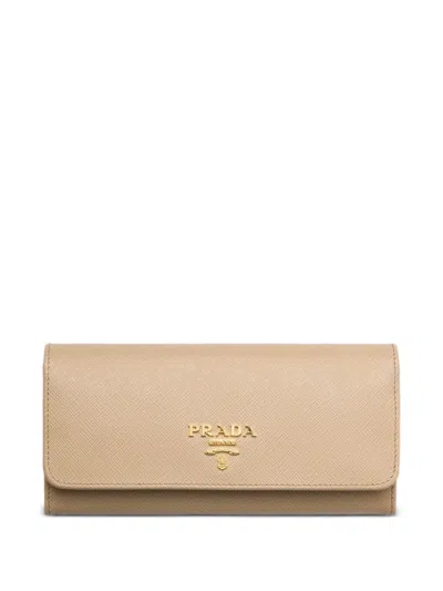 Prada Large Saffiano Leather Wallet