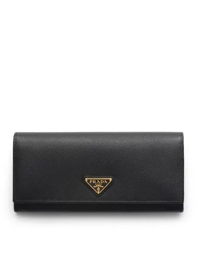 Prada Large Saffiano Wallet