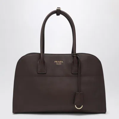 Prada Large Shopping Bag In Radica Colour Leather