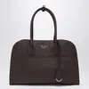 Prada Borsa Shopping Media In Pelle Melanzana  Donna