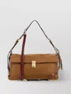 Prada Soft Sound Large Caramel Bag With Charms