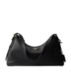 Prada Large Triangle-logo Shoulder Bag In Black