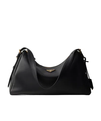 PRADA PRADA AIMÉE ZIPPED LARGE SHOULDER BAG