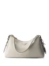 Prada Re-edition Patent Leather Shoulder Bag In F0pg7 Bianco N
