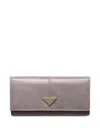 Prada Large Triangle-plaque Wallet