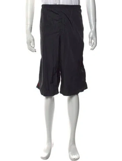 Pre-owned Prada Late 1990's - Early 2000's Athletic Shorts In Black
