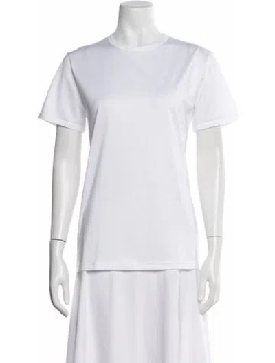 Pre-owned Prada Late 1990's - Early 2000's Crew Neck T-shirt In White