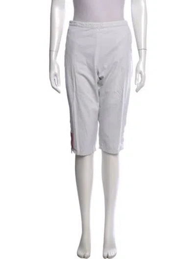 Pre-owned Prada Late 1990's - Early 2000's Knee-length Shorts In White