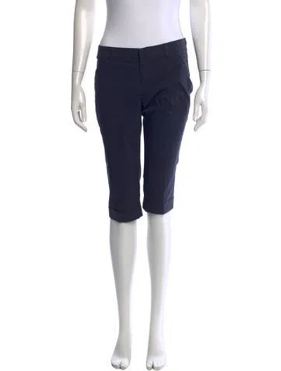 Pre-owned Prada Late 2000's - Early 2010's Knee-length Shorts In Blue