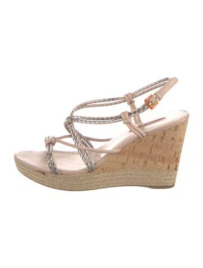 Pre-owned Prada Late 2000's - Early 2010's Leather Espadrilles