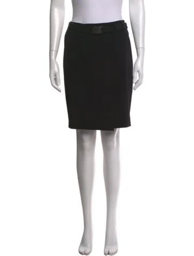 Pre-owned Prada Late 2000's - Early 2010's Mini Skirt In Black