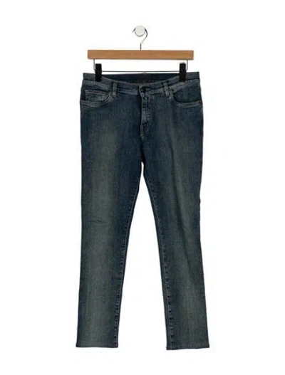Pre-owned Prada Late 2000's - Early 2010's Straight Leg Jeans In Blue