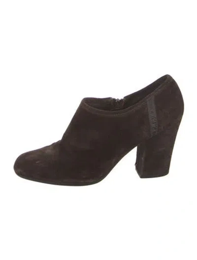 Pre-owned Prada Late 2000's - Early 2010's Suede Boots In Brown