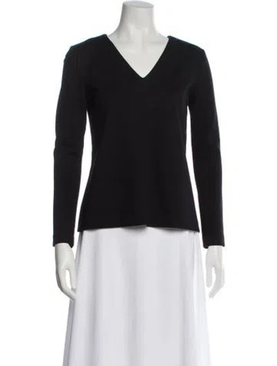 Pre-owned Prada Late 2000's - Early 2010's V-neck Sweater In Gray
