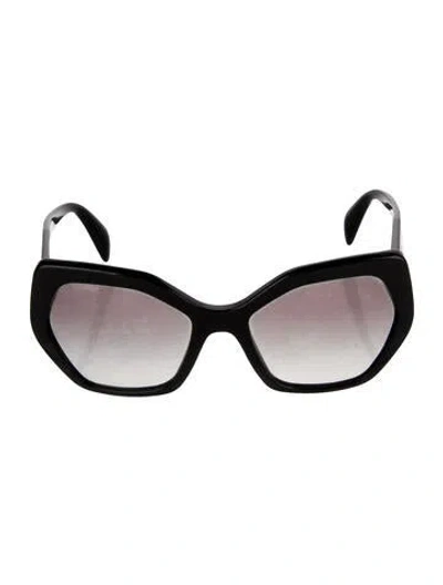 Pre-owned Prada Latina Girl Oversize Sunglasses In Black