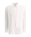 Prada Buttoned Collar Shirt With Long Sleeves In White