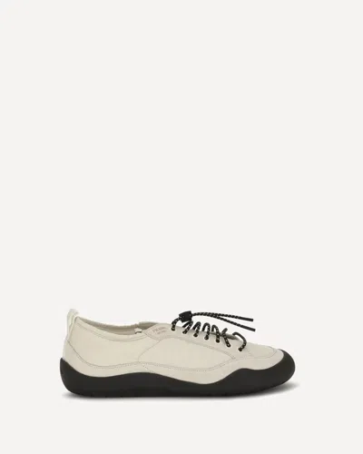 Prada Speedrock Sneakers In Ivory Re-nylon And Suede In White